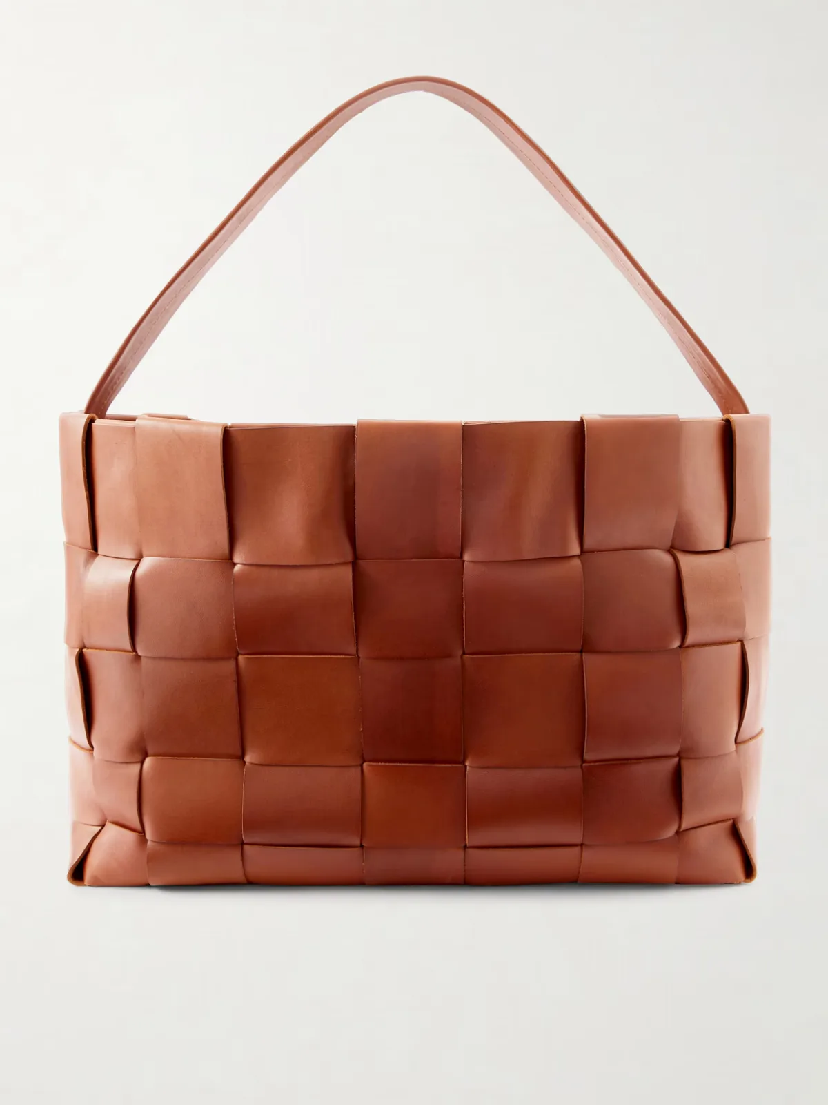 - Woven Leather Tote -