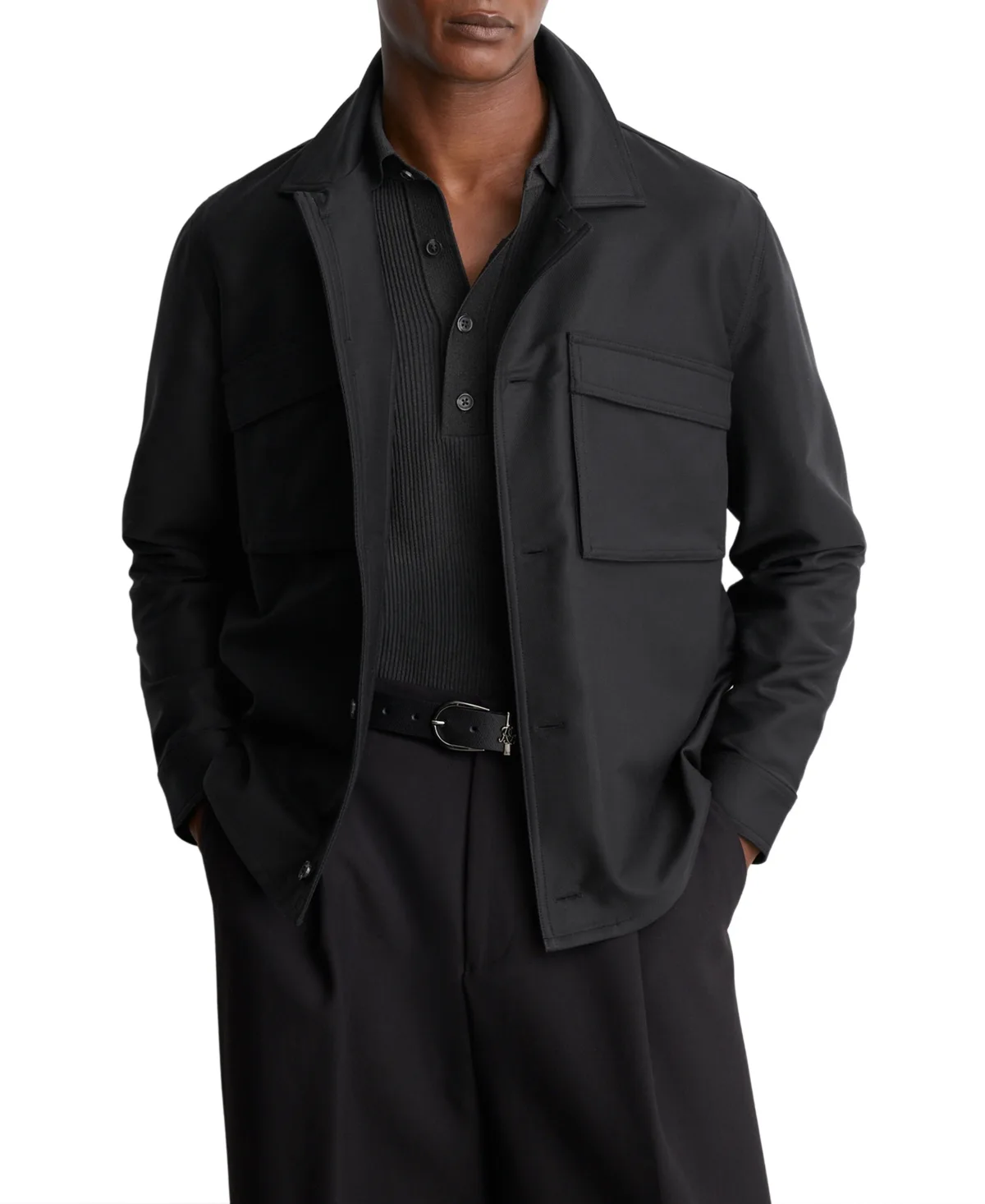 Tracer Cotton-Blend Overshirt by Reiss