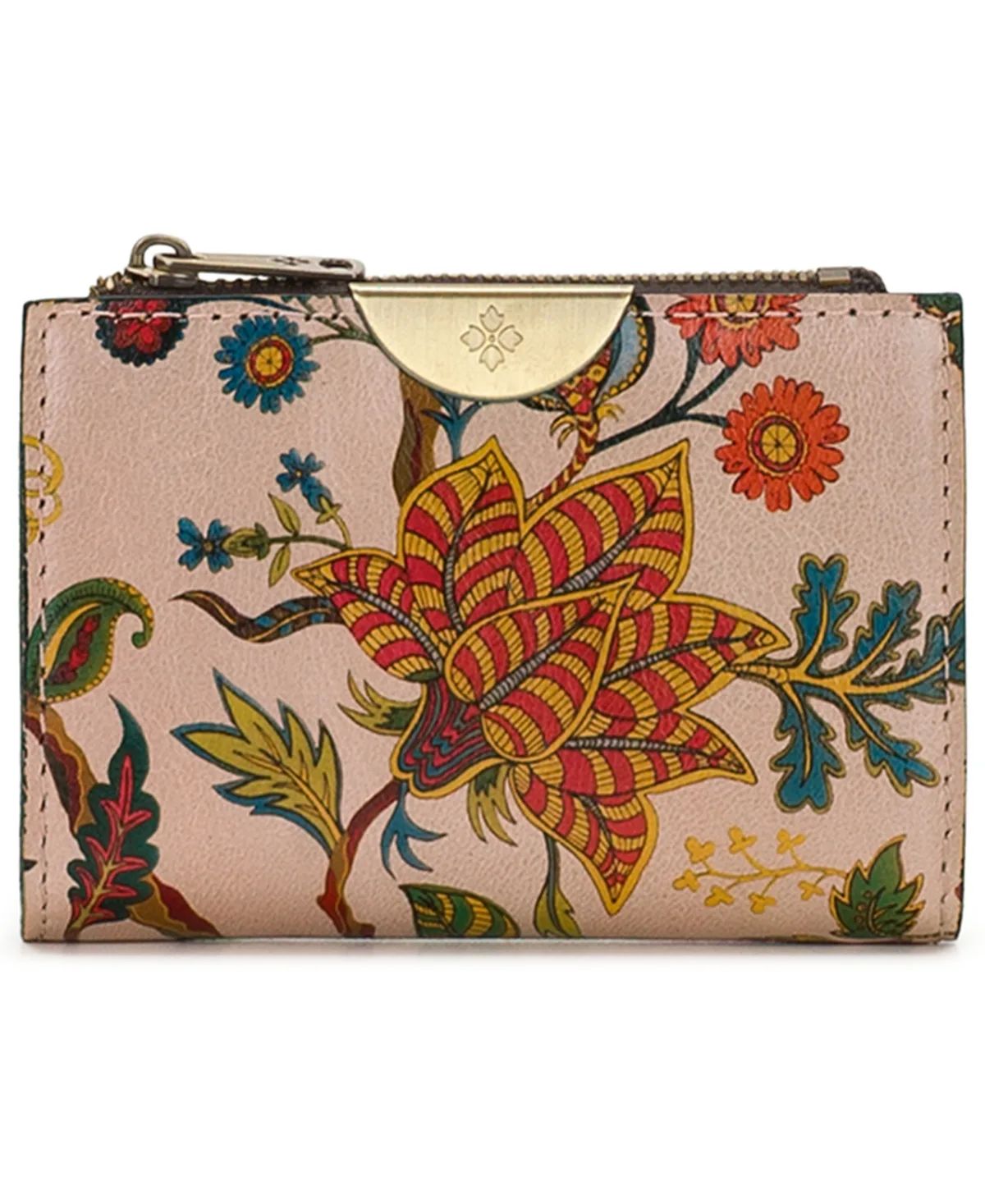 Busalla Leather Bifold Zipper Wallet by Patricia Nash