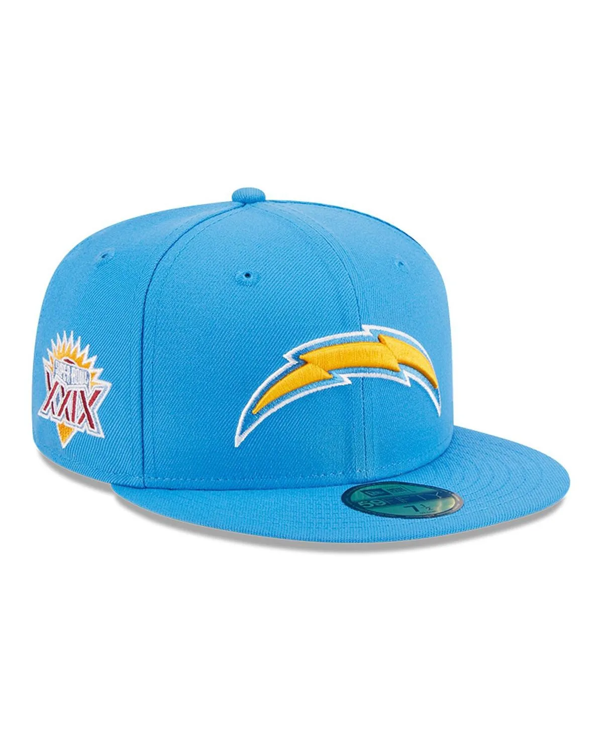 Los Angeles Chargers Main Patch 59FIFTY Fitted Hat by New Era