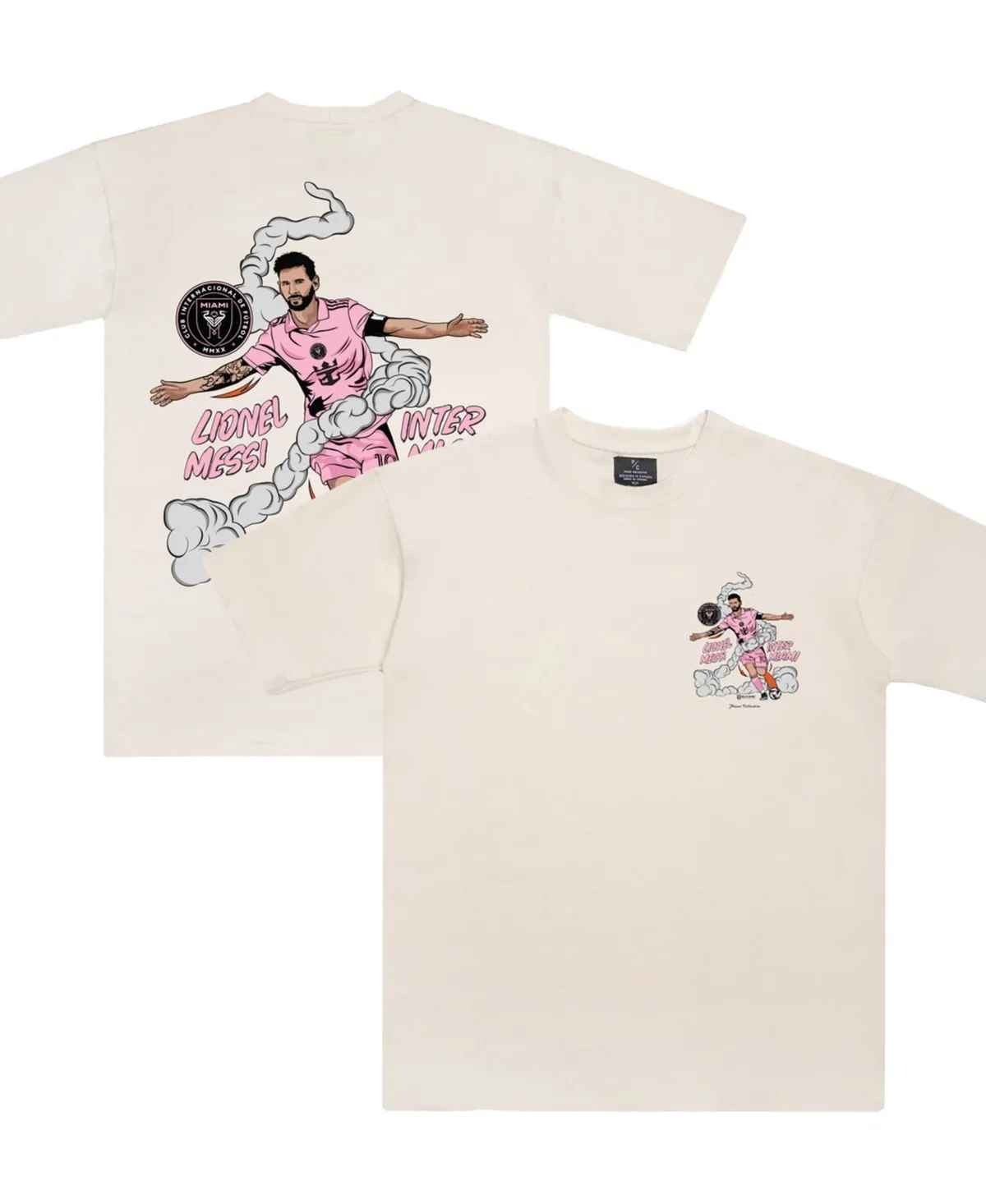 Lionel Messi Inter Miami Cf Player Graphic Premium T-Shirt by Peace Collective