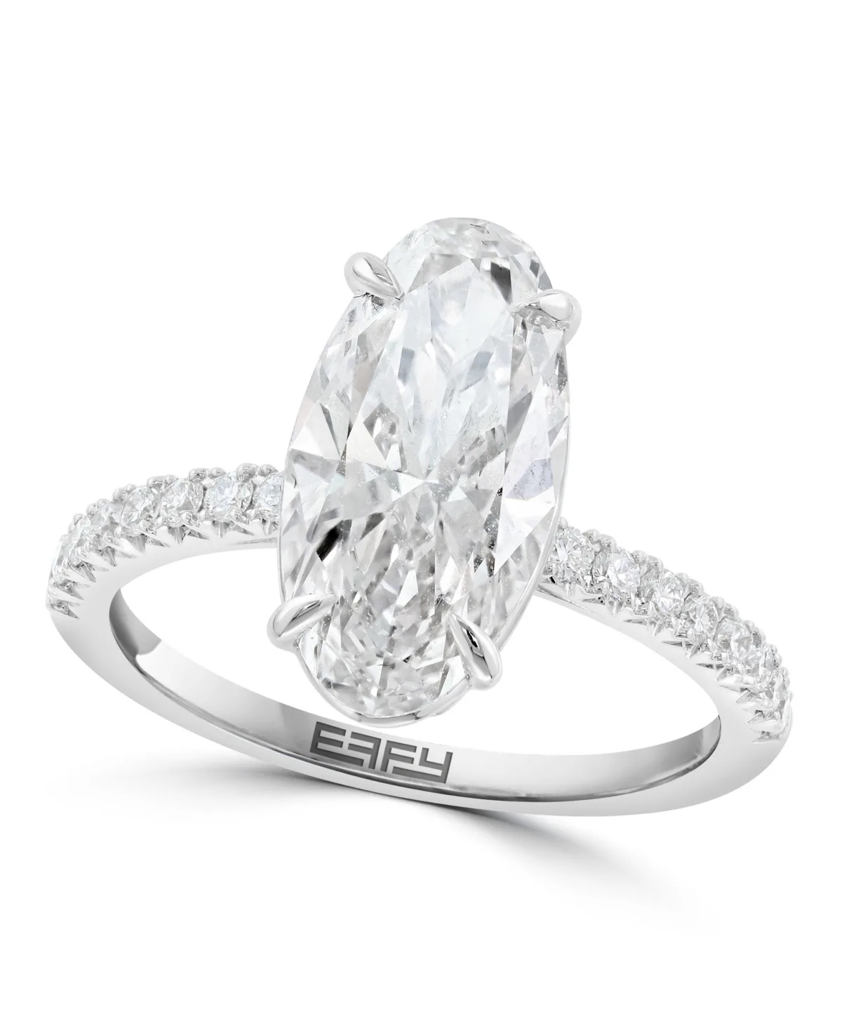 Certified Lab Grown Diamond Ring (3-1/5 ct. t.w.) in 14K White Gold