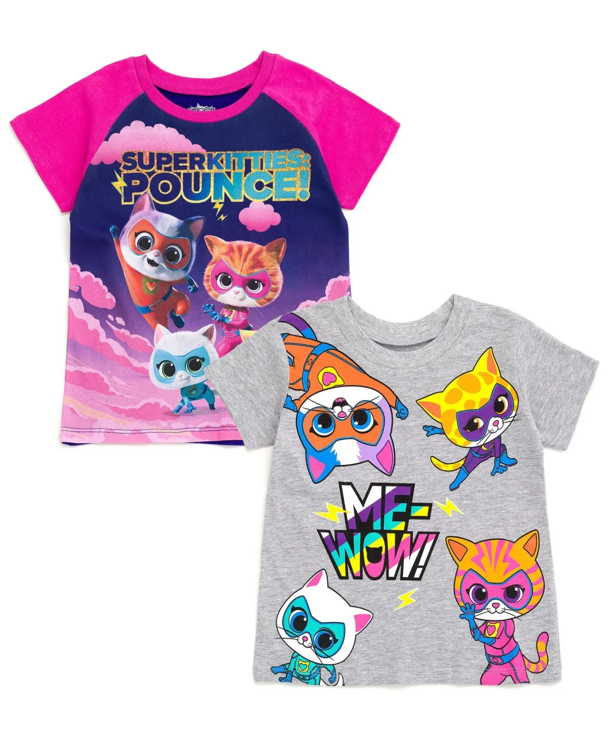 Lion King Cars Super Kitties Winnie the Pooh Minnie Mouse 2 Pack T-Shirts by Super Kitties