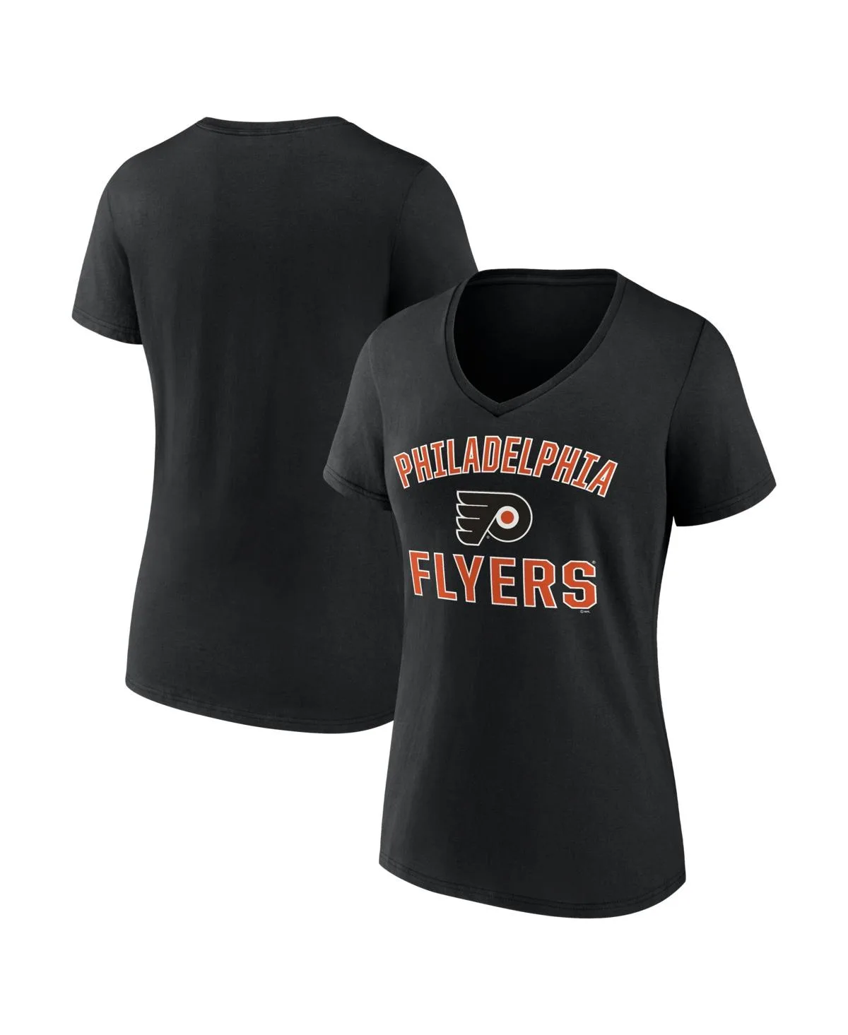 Philadelphia Flyers Arch Victory V-Neck T-Shirt by Logo Athletic