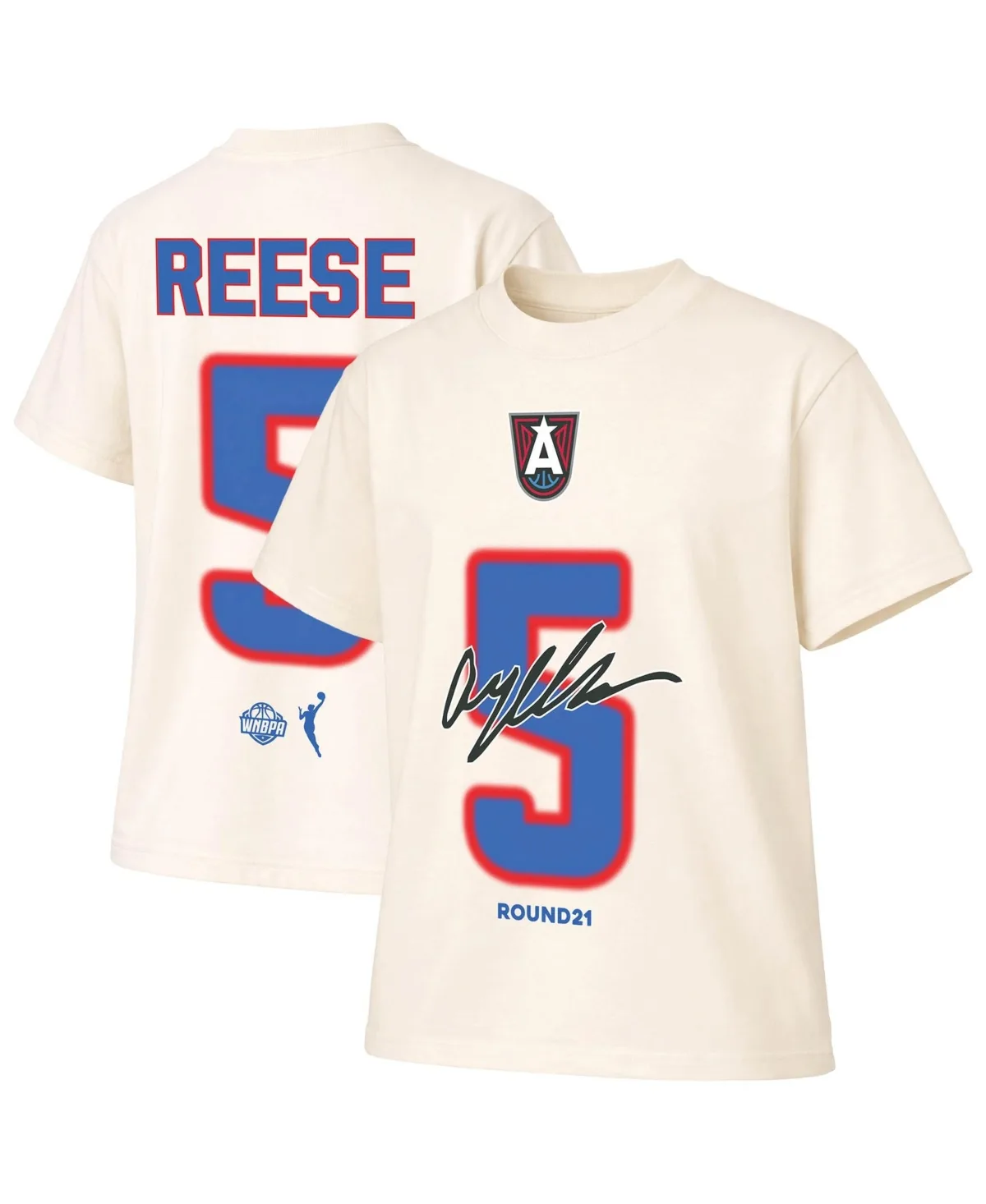 Angel Reese Atlanta Dream Motion Name & Number T-Shirt by Round21
