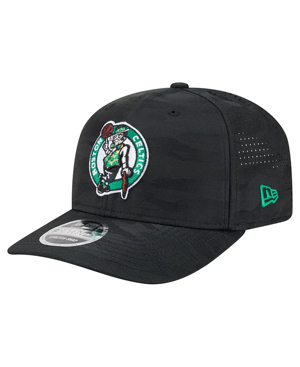 Boston Celtics Camo 9SEVENTY Perforated Adjustable Hat by New Era