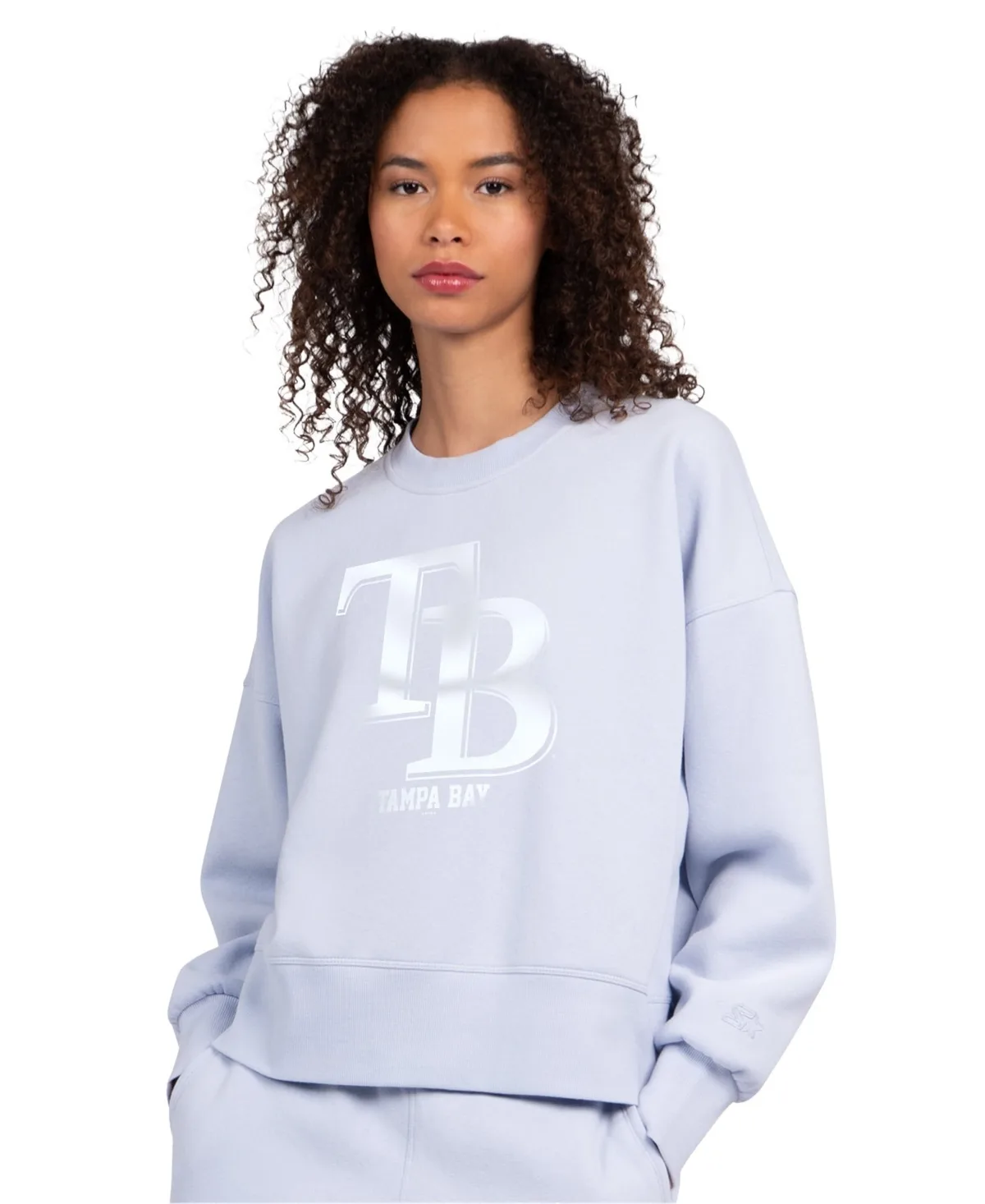 Tampa Bay Rays Pastels Boxy Fleece Sweatshirt by Starter