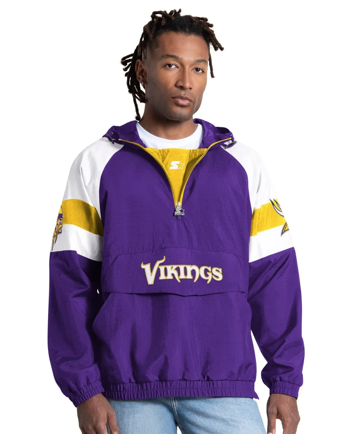 Minnesota Vikings Street Cut Half-Zip Jacket by Starter