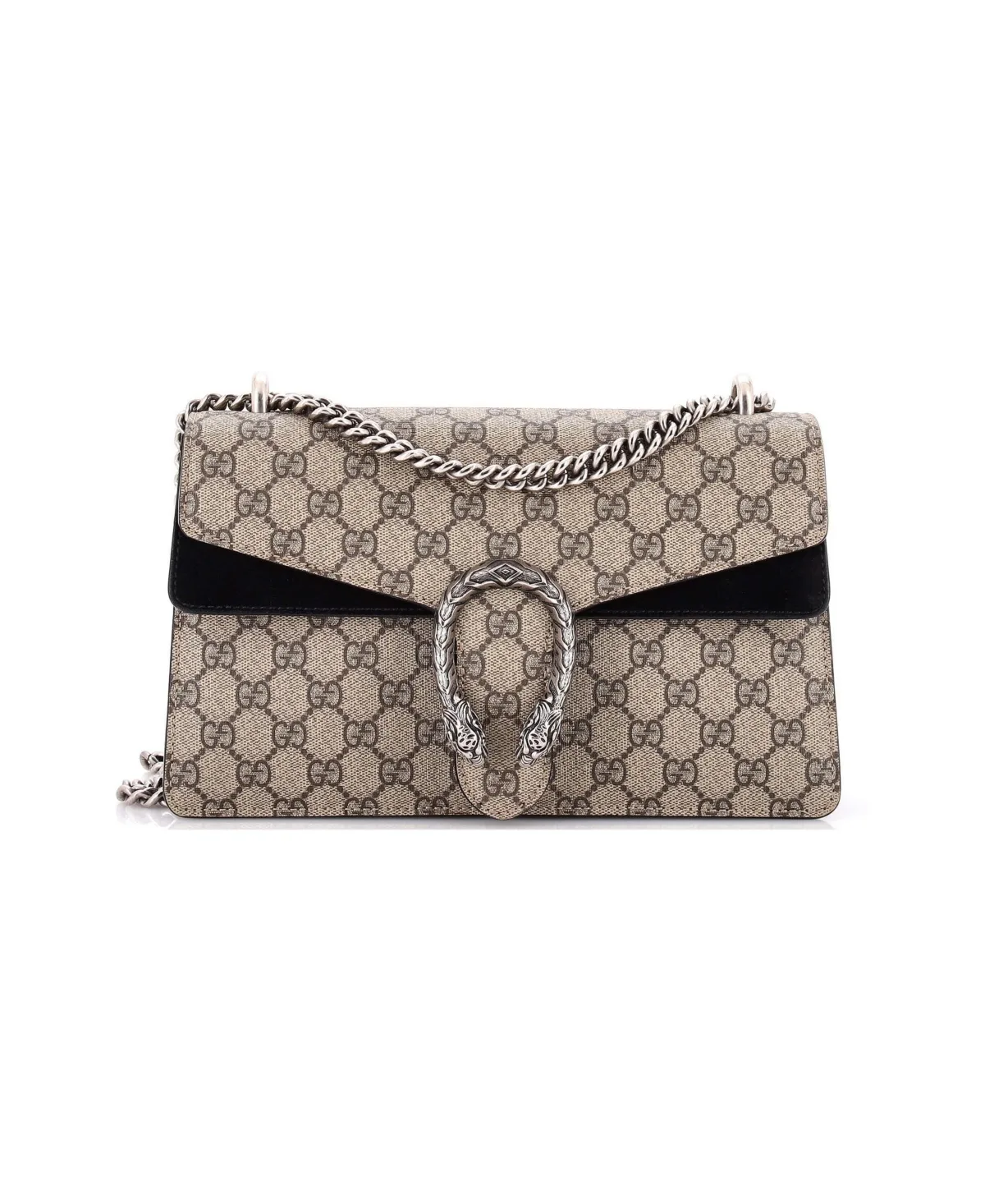 Pre-Owned Gucci Medium Dionysus Bag Gg Coated Canvas by Gucci