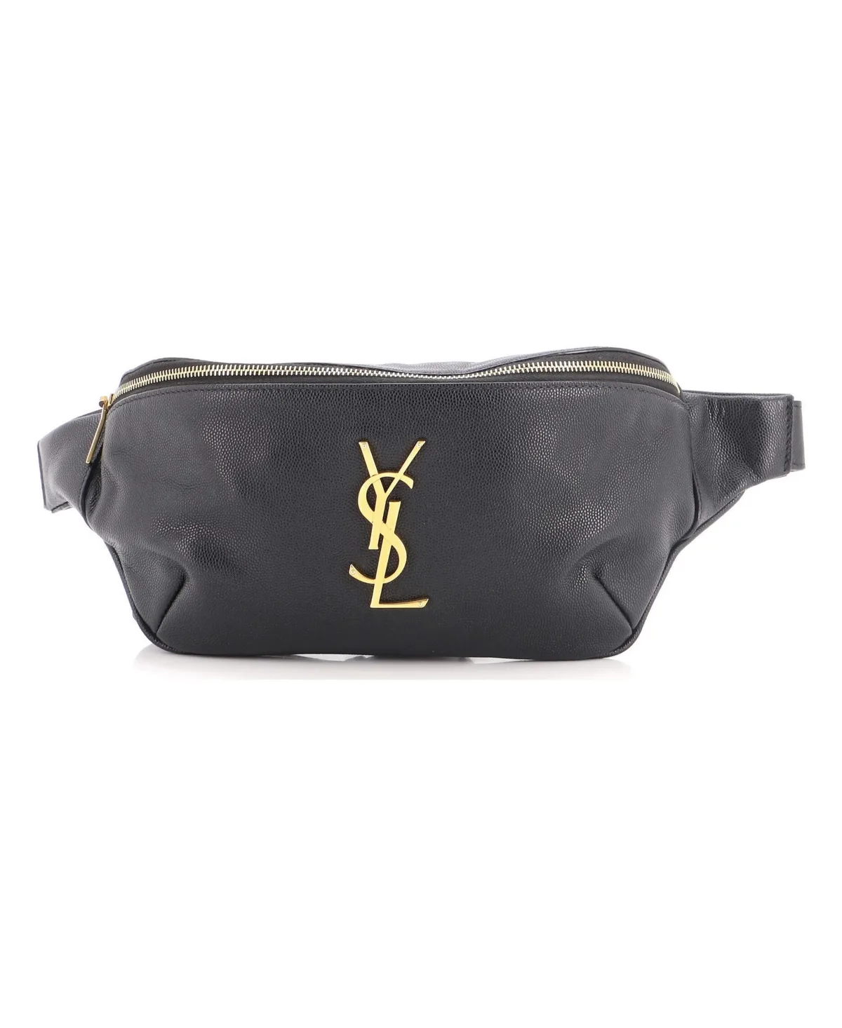 Pre-Owned Classic Monogram Leather Belt Bag by Saint Laurent