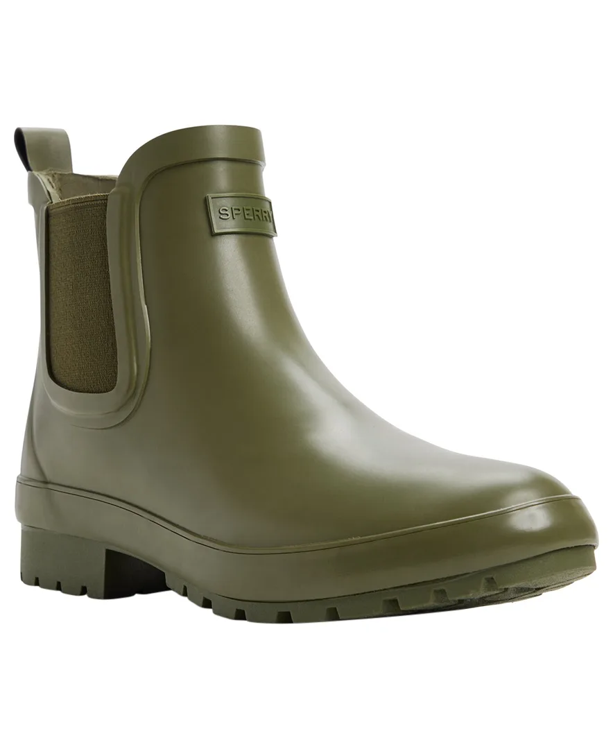Drizzle Rain Wear Round Toe Chelsea Booties by Sperry Top-Sider