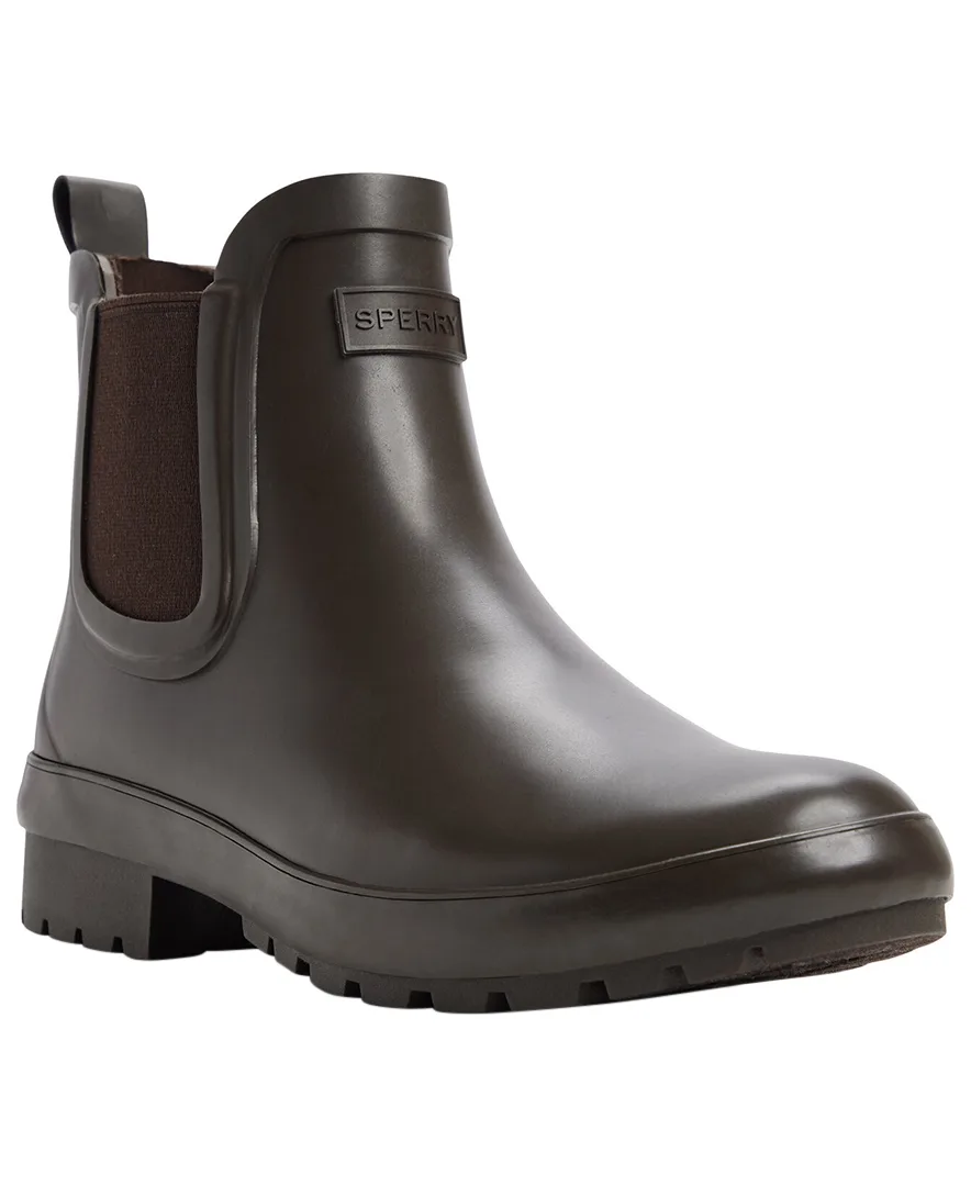 Drizzle Rain Wear Round Toe Chelsea Booties