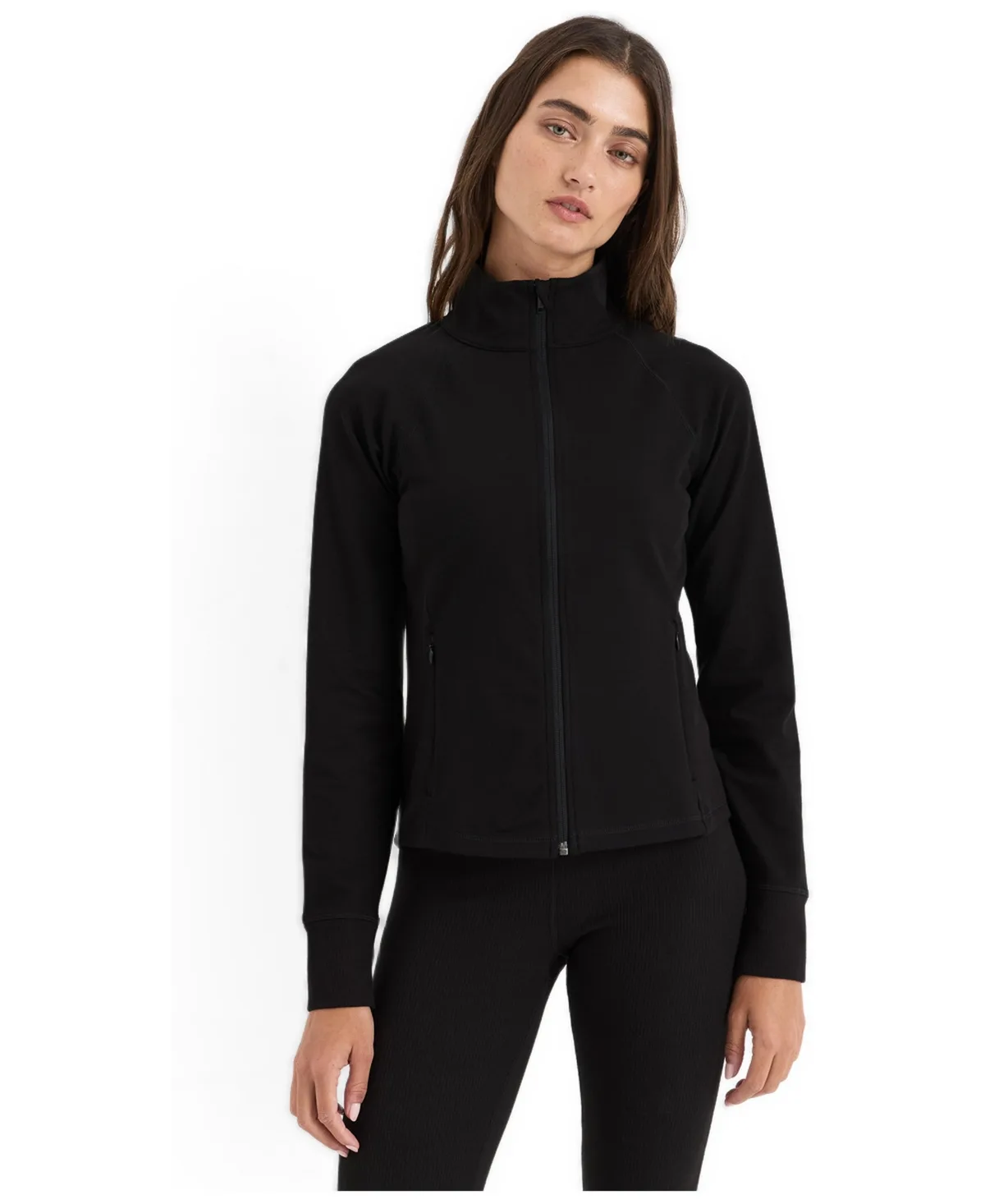 On the Go-To Slim Fit Long-Sleeve Zip-Up Jacket