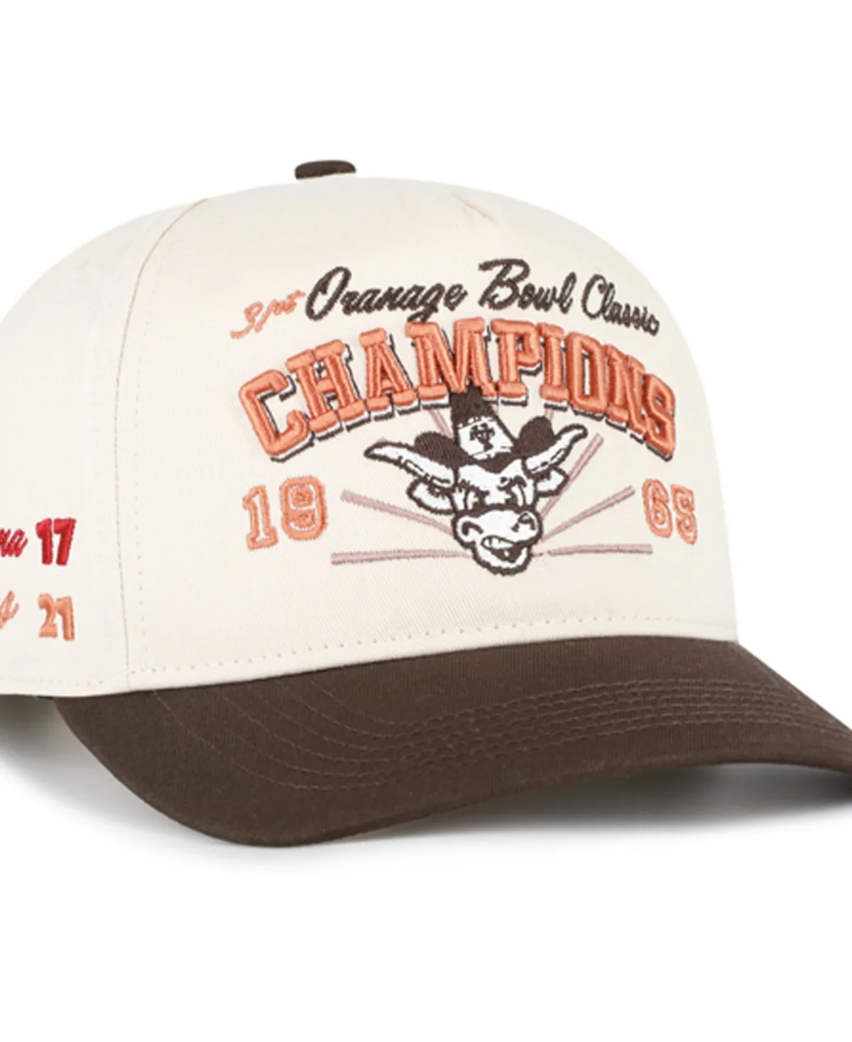Texas Longhorns Orange Bowl Champions Scored Hitch Adjustable Hat by 47 Brand