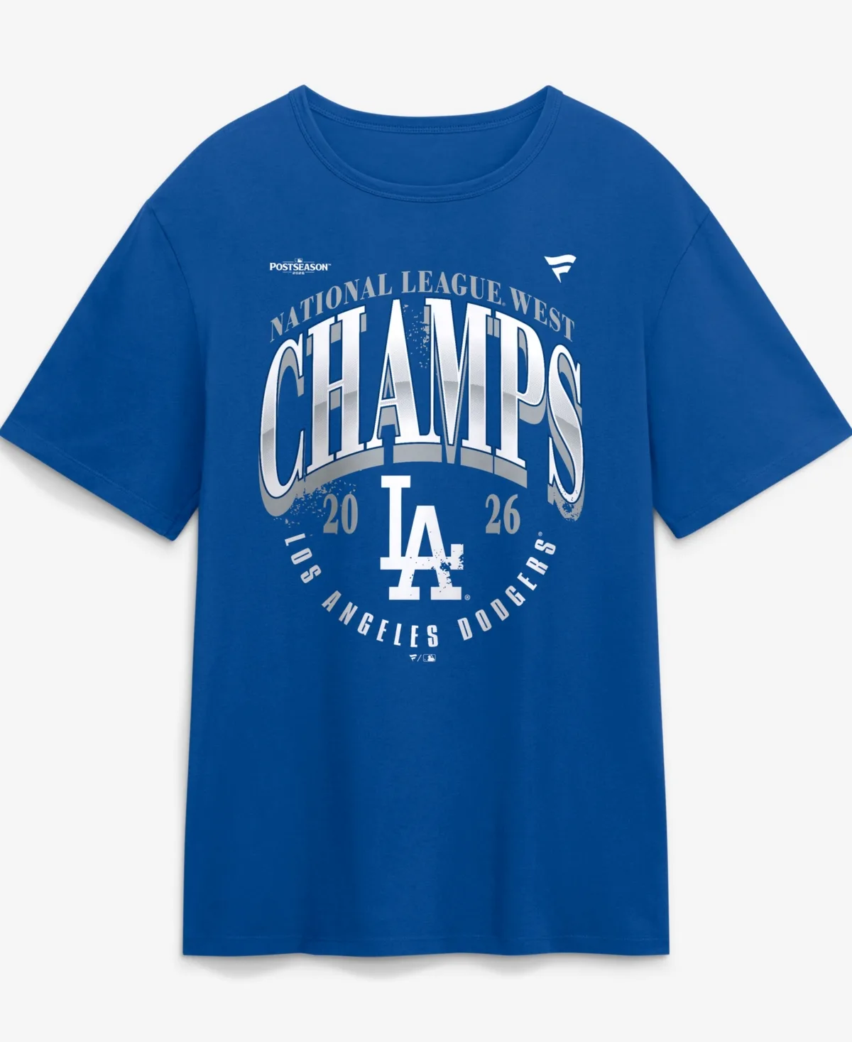 Los Angeles Dodgers 2026 NL West Division Champions Distressed T-Shirt by Fanatics