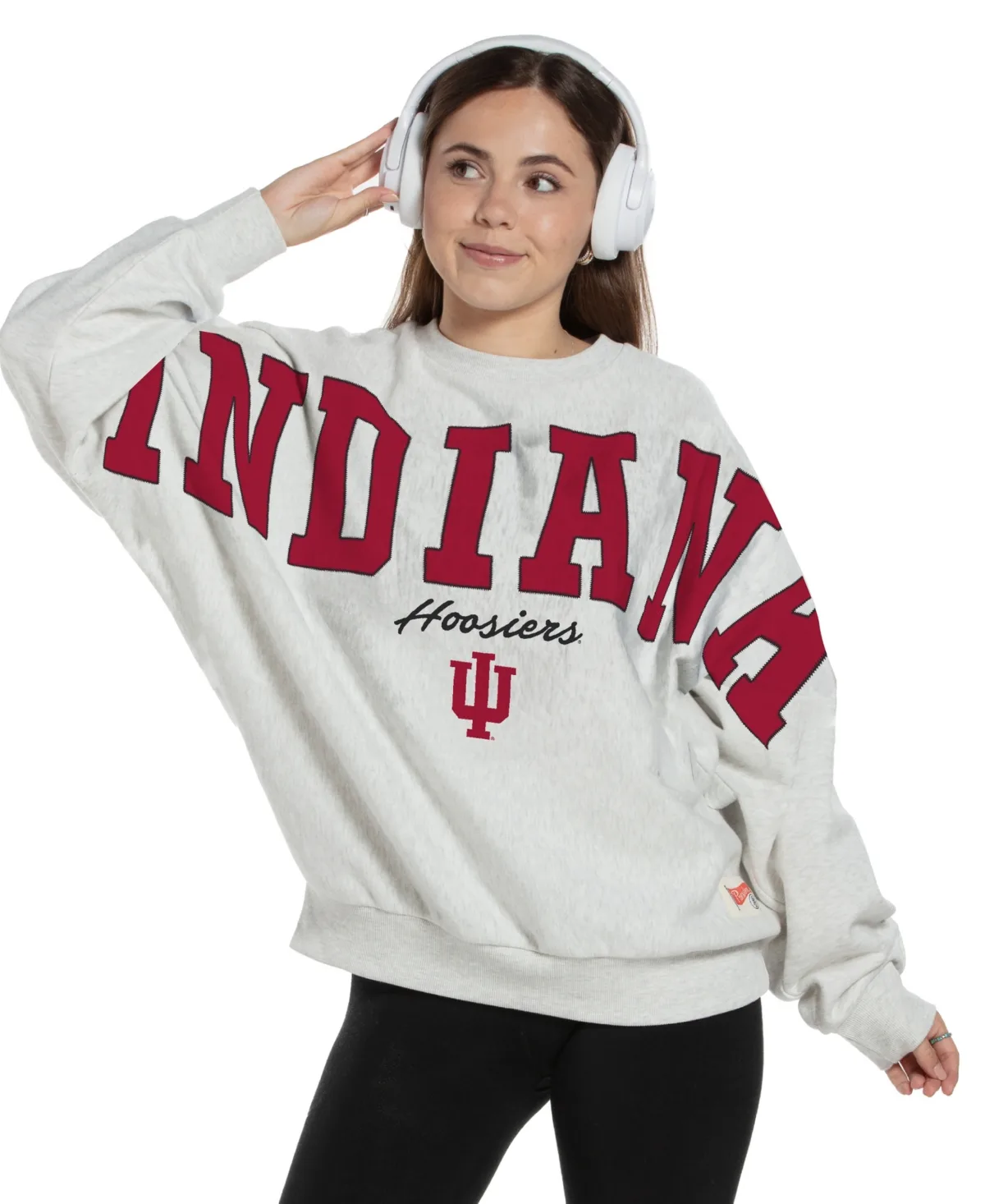 Indiana Hoosiers Flannigan Oversized Fleece Sweatshirt