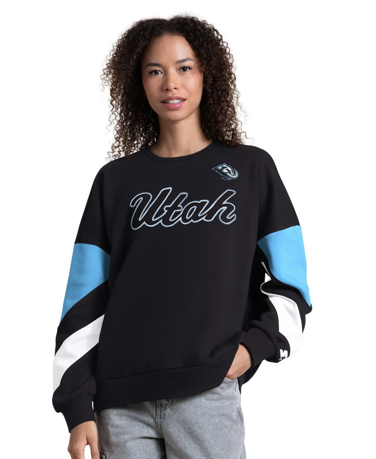 Utah Mammoth Grand Slam Sleeve Color Block Sweatshirt