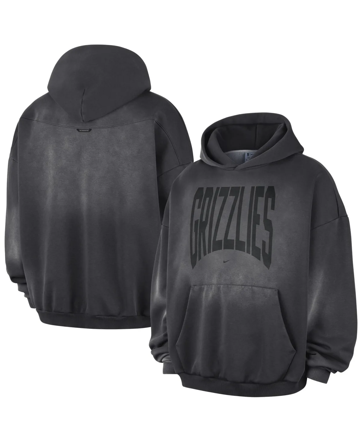 Memphis Grizzlies 2026 Standard Issue Travel Washed Fleece Pullover Hoodie