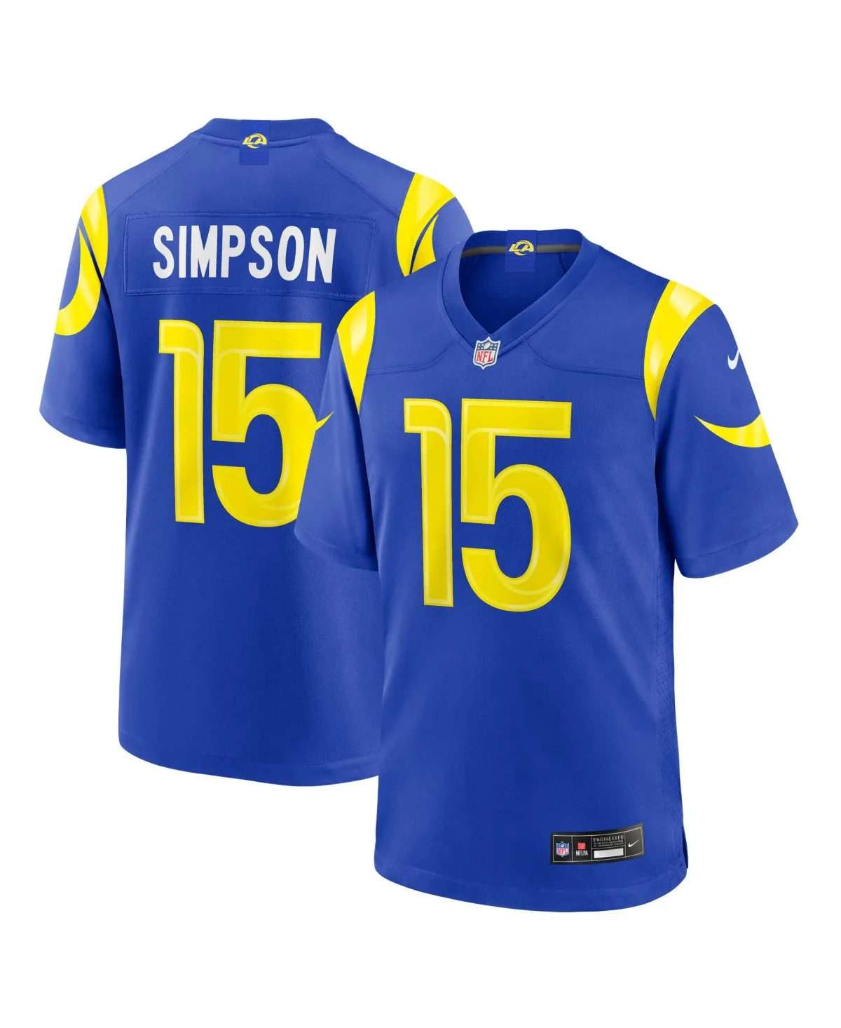 Los Angeles Rams Ty Simpson Team Game Jersey