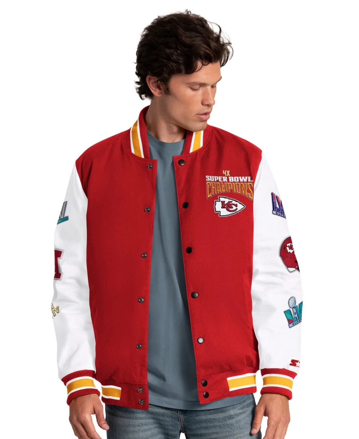 Kansas City Chiefs Playoffs Varsity Full-Snap Jacket