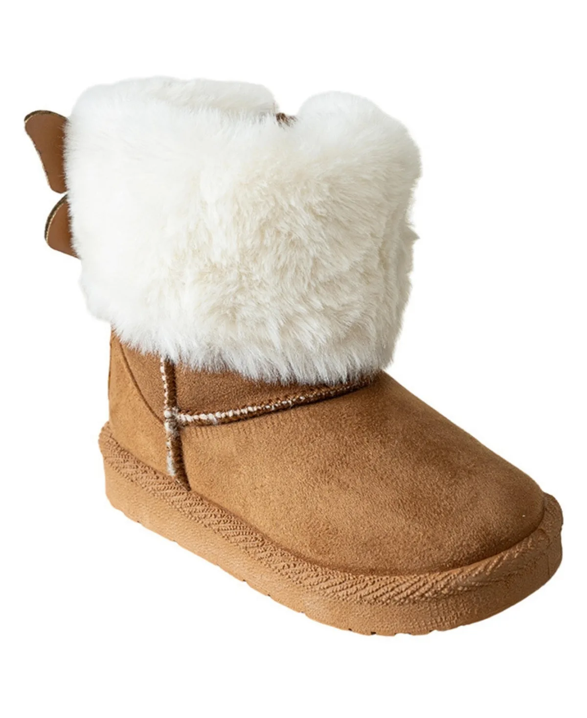 Clara Faux-Fur Cuff Butterfly Detail Boots by bebe