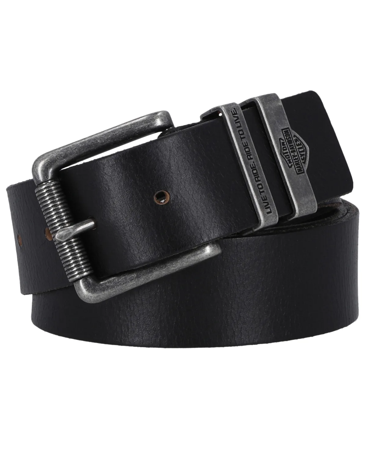 Leather Custom-Engraved Live to Ride Belt