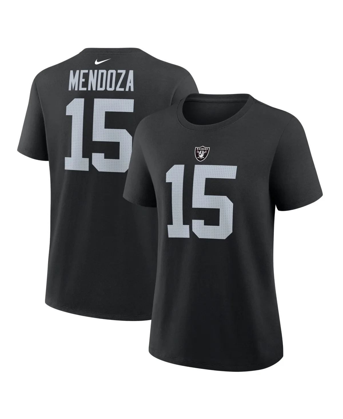 Fernando Mendoza Las Vegas Raiders Name & Number T-Shirt by Nike