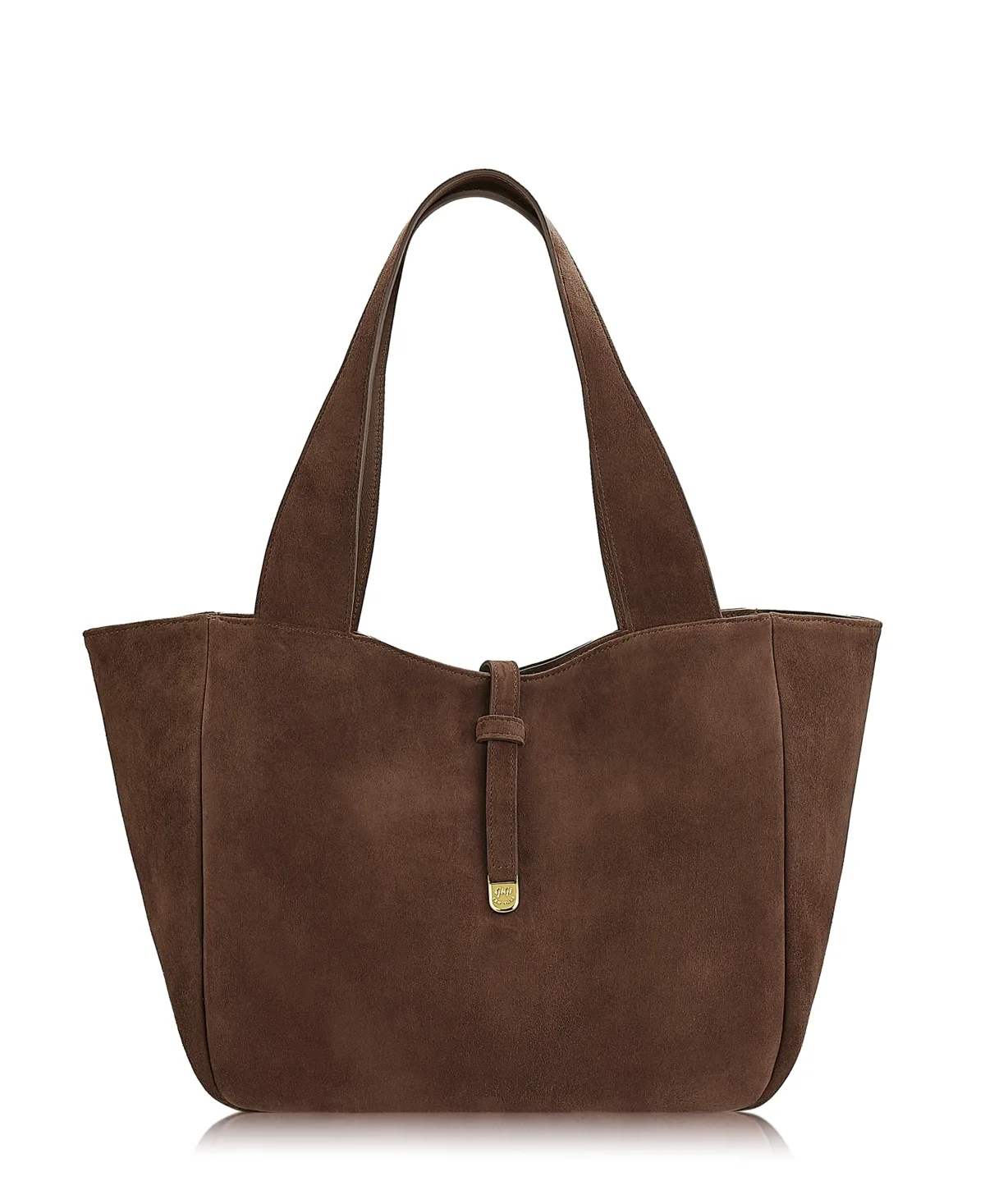 Mercer Suede Laptop Compatible Large Tote Handbag by Gigi New York