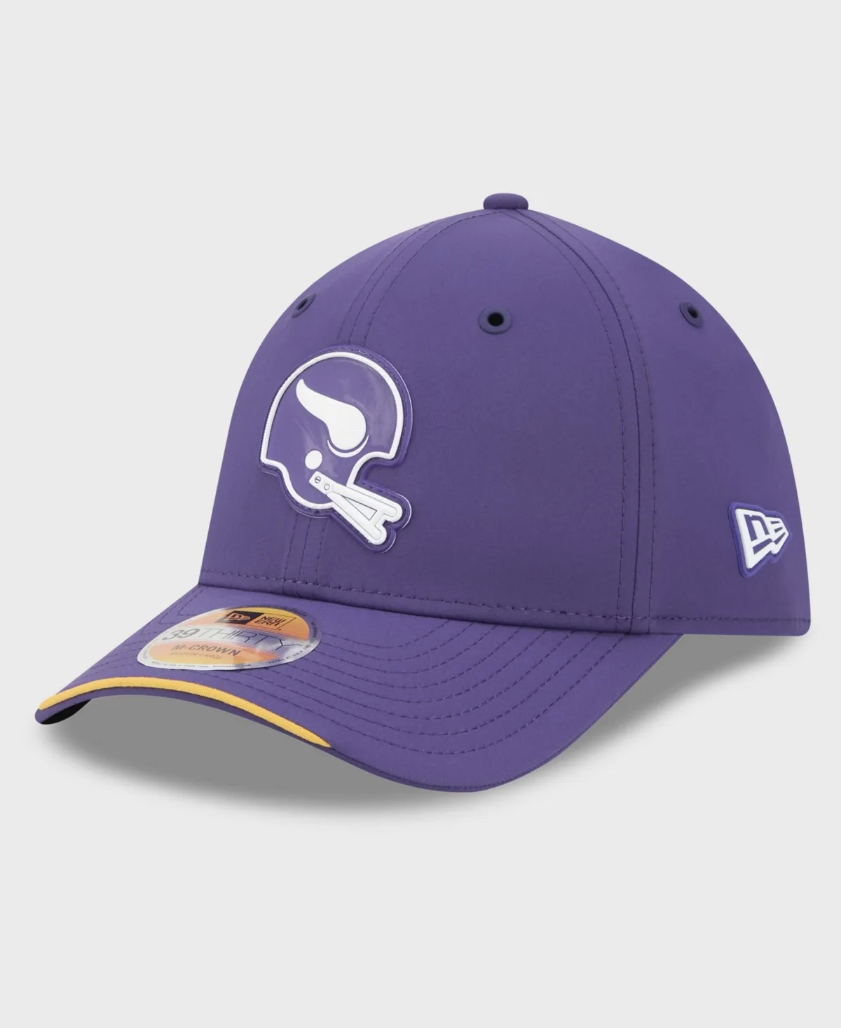 Minnesota Vikings 2026 Sideline Throwback 39THIRTY M-Crown Flex Hat by New Era