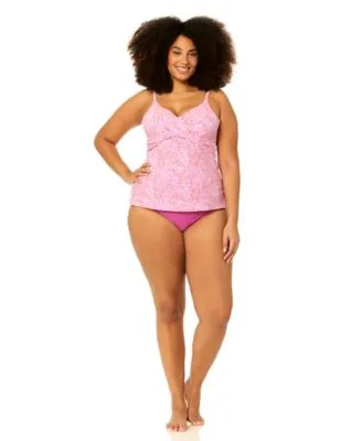 Underwire Aries Printed Swim Tankini Top Bottoms
