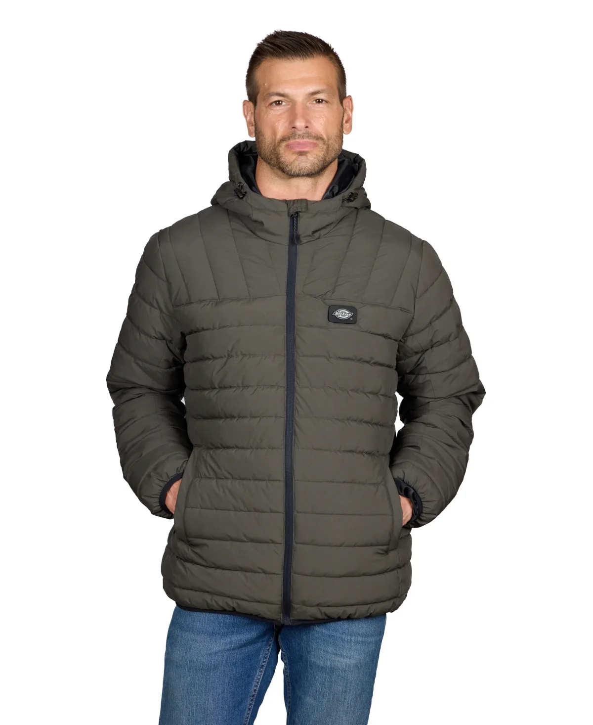 Rechargeable Heated Channel-Quilted Puffer Jacket by Dickies