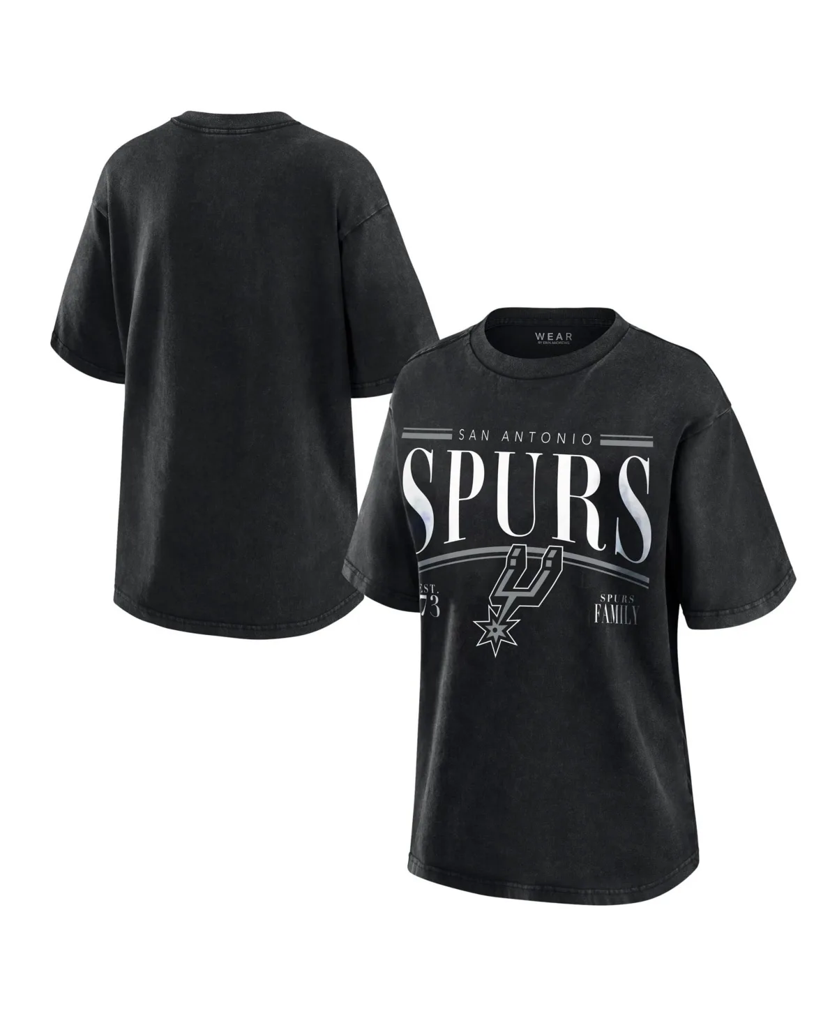 San Antonio Spurs Washed Vintage T-Shirt by Wear by Erin Andrews