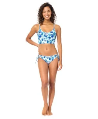 Aruba Printed Scoop Neck Tank Top Sweet Side Tie Swim Bottoms by Raisins