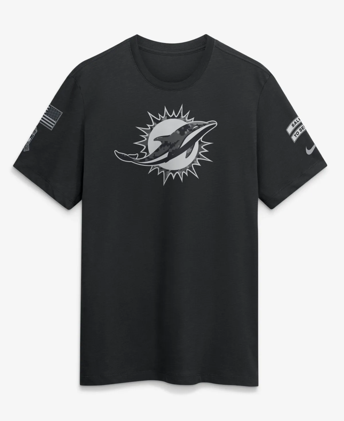 Miami Dolphins 2026 Salute to Service Slub T-Shirt by Nike