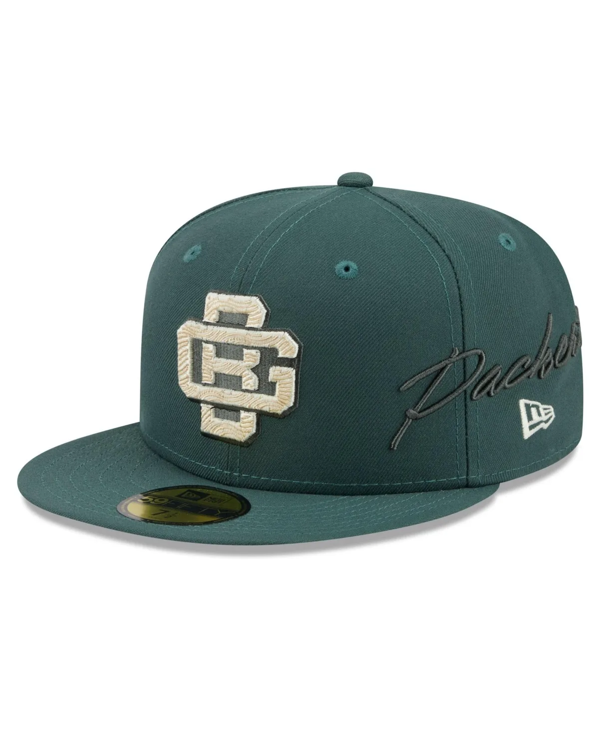 Bay Packers 2026 Rivalries Collection Fan Pack Side Script 59FIFTY Fitted Hat by New Era