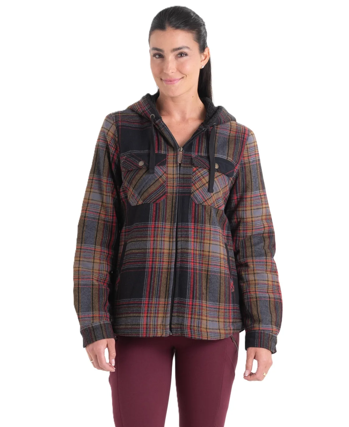 Woodland Berber Lined Hooded Shirt Jacket by Legendary Whitetails