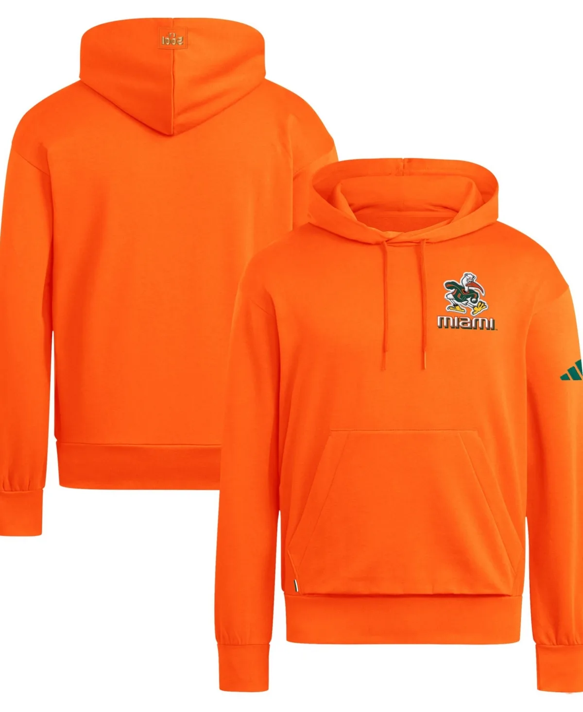 Miami Hurricanes Its Back Fleece Hoodie by adidas