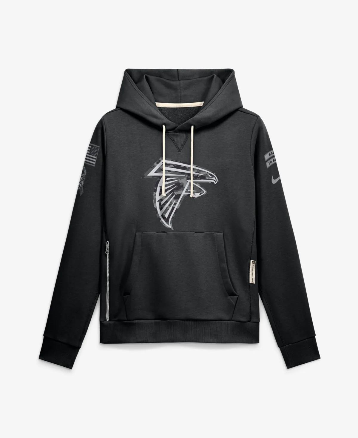 Atlanta Falcons 2026 Salute to Service Sideline Dri-Fit Pullover Hoodie