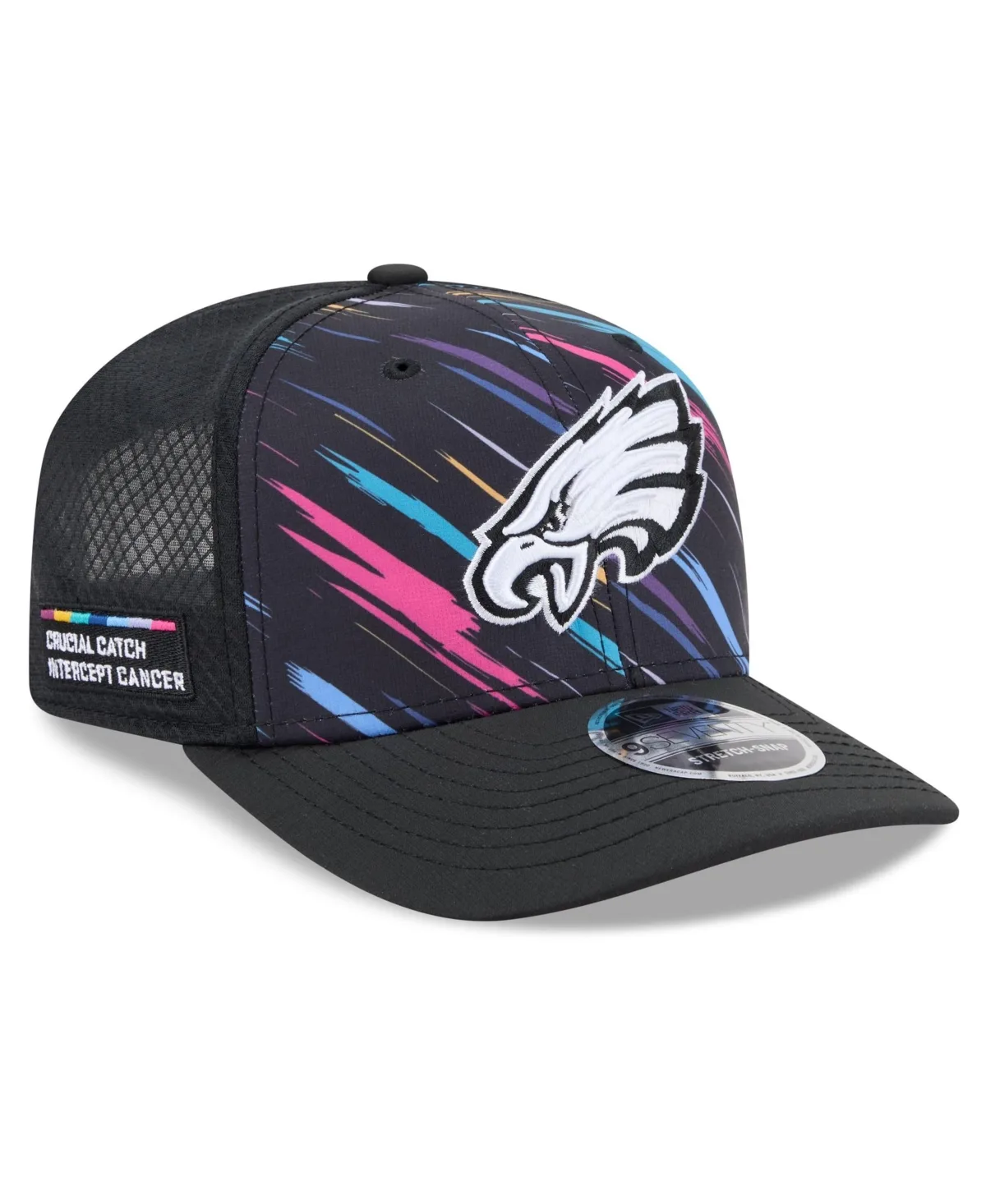 Philadelphia Eagles 2026 Nfl Crucial Catch 9SEVENTY Adjustable Trucker Hat by New Era