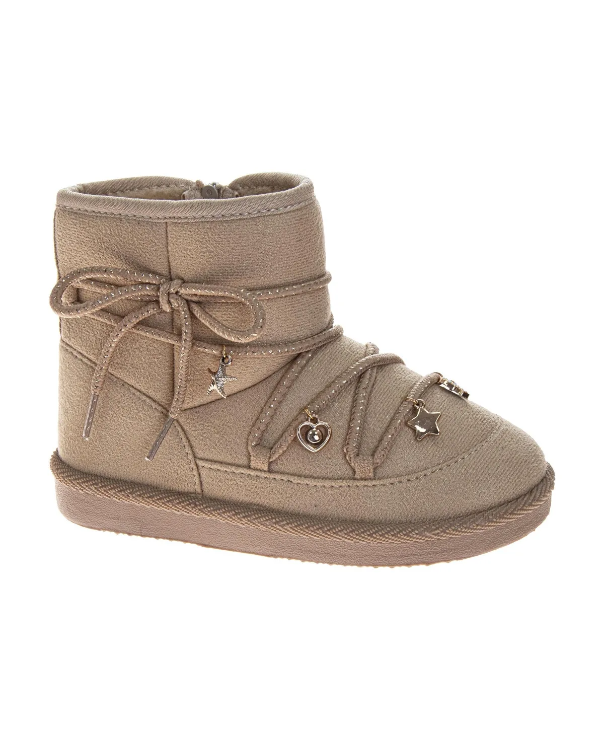 Faux Fur Charm Fashion Boots with Slip-On Style by Kensie