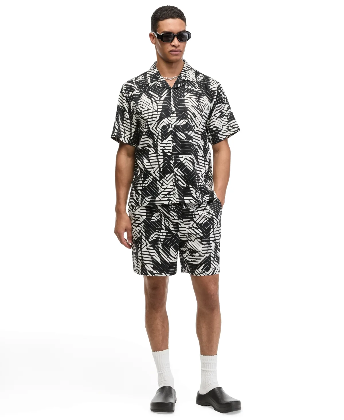 Painted Relaxed Shorts, 6.5" Inseam by Mode of One