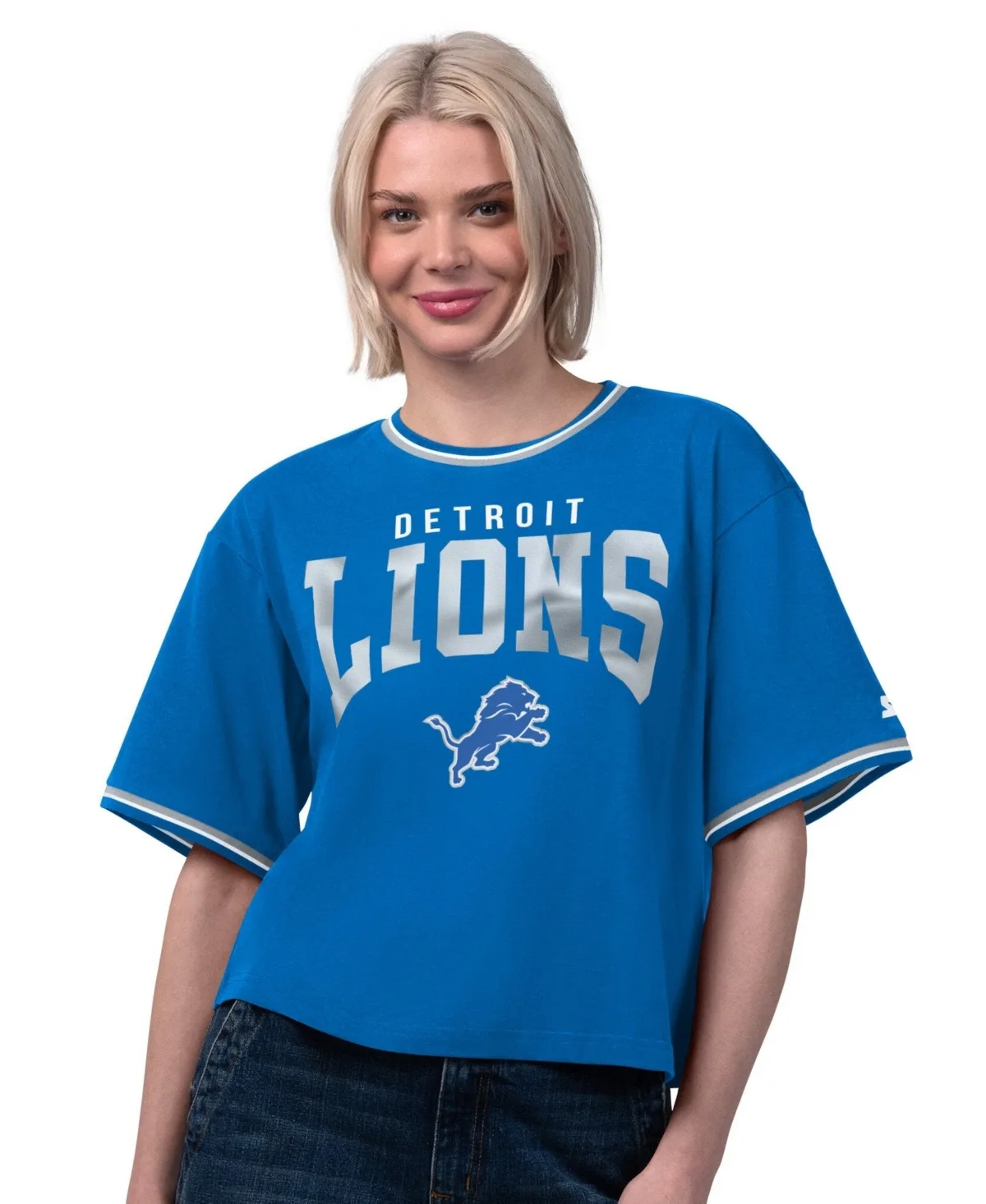 Detroit Lions Ace Cropped T-Shirt