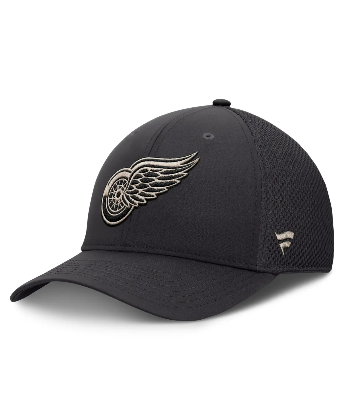 Detroit Red Wings Authentic Pro Road Meshback Stretch Hat