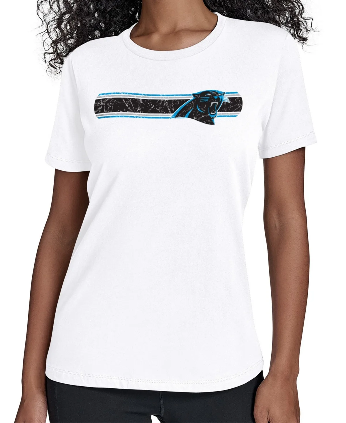 Carolina Panthers Team Stripe T-Shirt by Starter