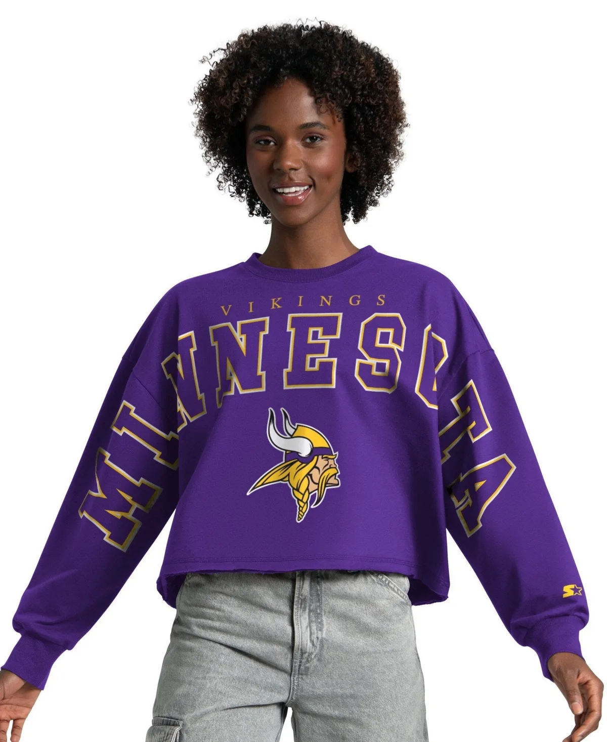 Minnesota Vikings Bleachers Cropped Sweatshirt