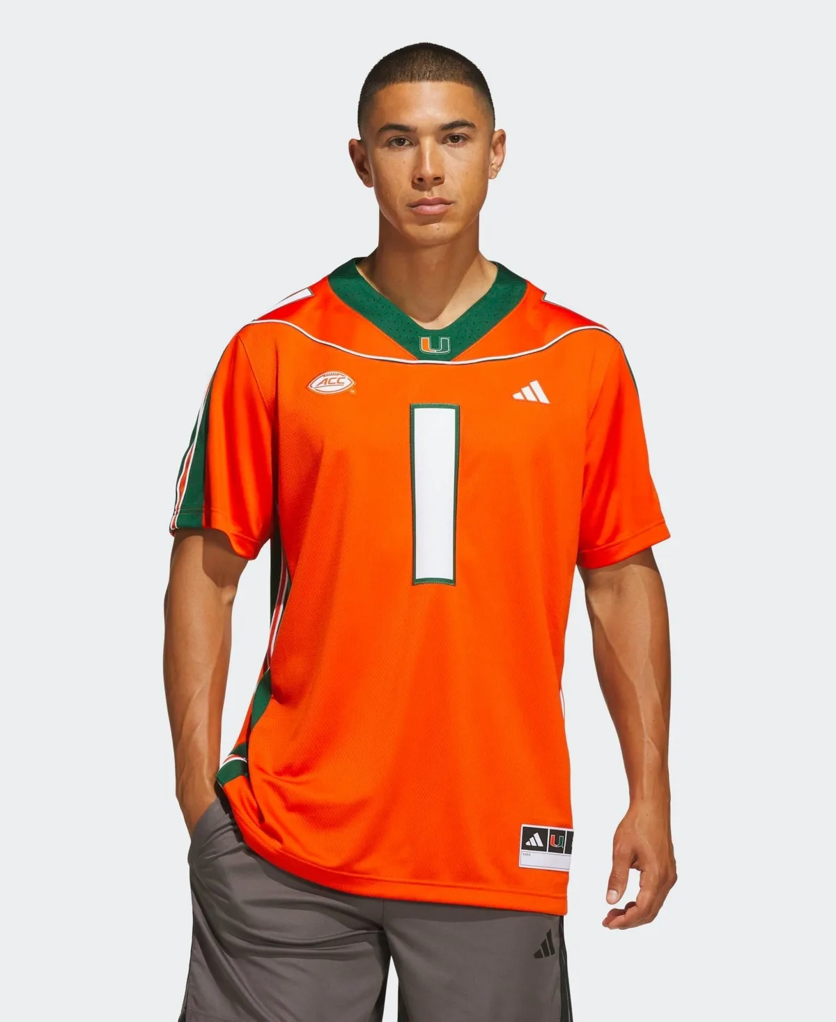 Miami Hurricanes Its Back Premier Jersey by adidas