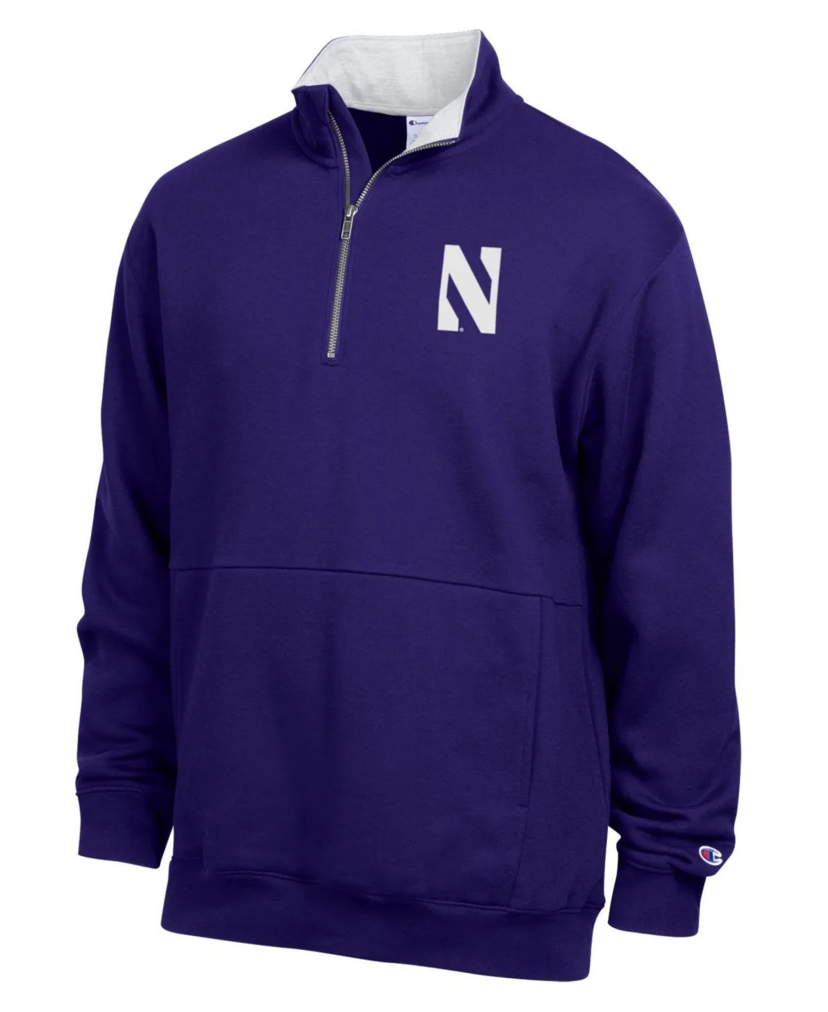 Northwestern Wildcats Fleece Quarter-Zip Pullover by Champion
