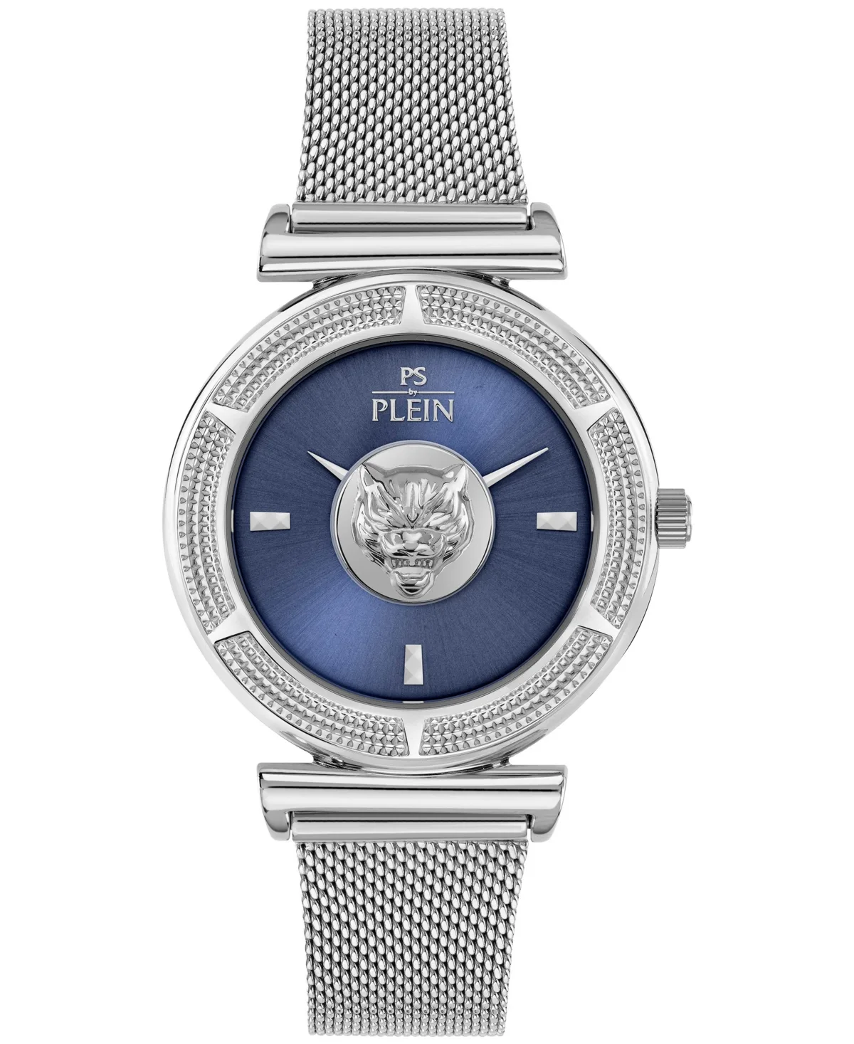 Opium Mirage Quartz Round Silver Stainless Steel Case Watch 38mm by Plein Sport