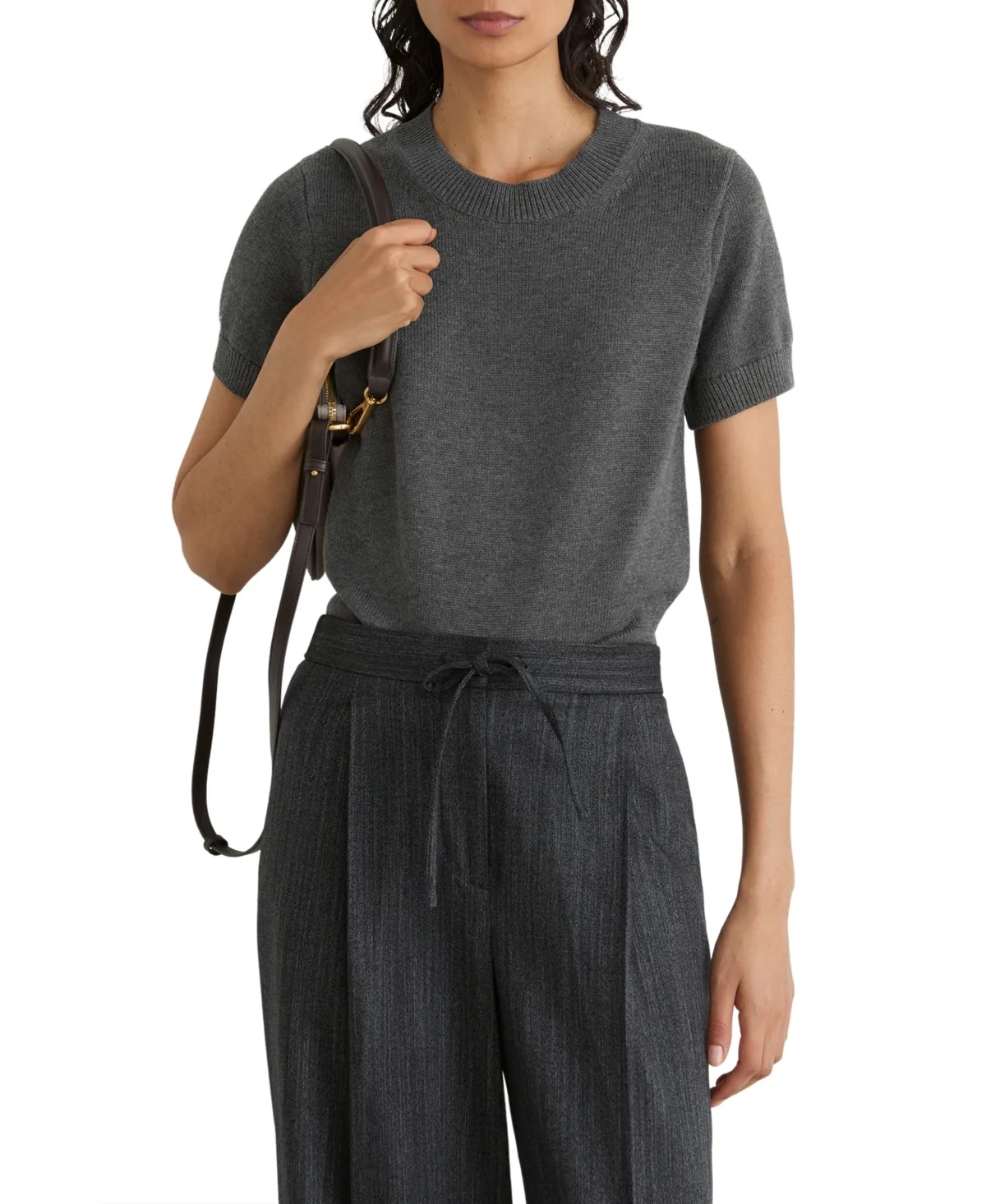 Rita Short-Sleeve Knit Sweater by Reiss