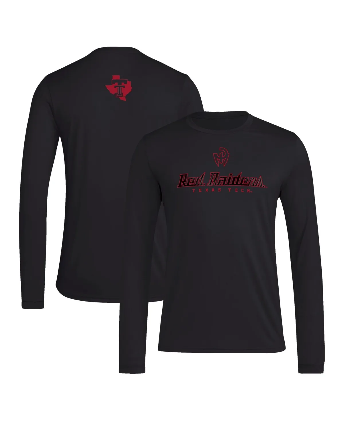 Texas Tech Red Raiders Lets Ride Pregame Long Sleeve T-Shirt by adidas